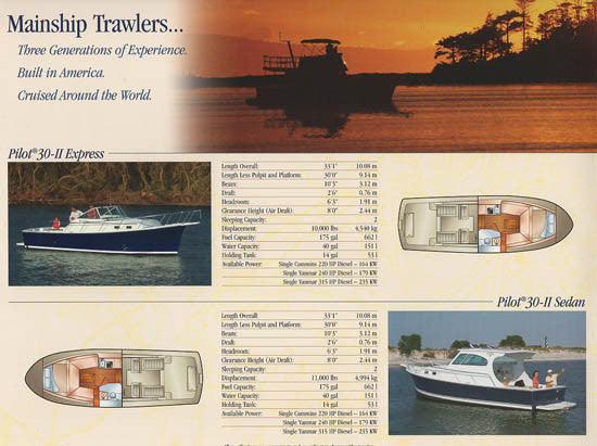 Mainship 2004 Full Line Brochure