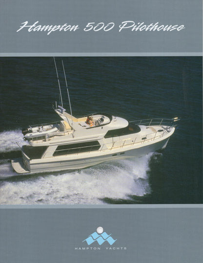 Hampton 500 Pilothouse Motor Yacht Brochure