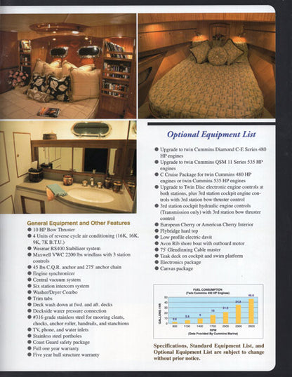 Hampton 558 Pilothouse Motor Yacht Brochure