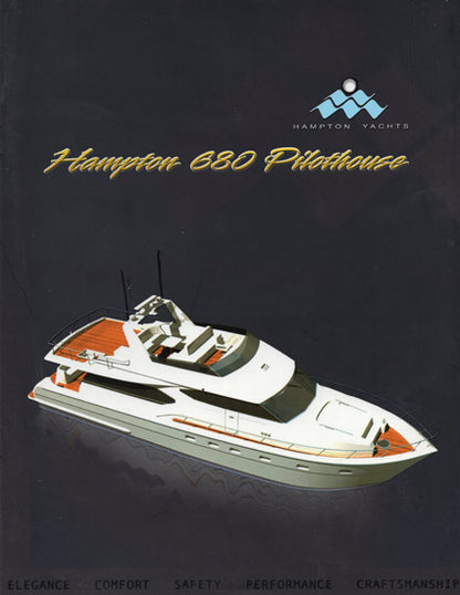 Hampton 680 Pilothouse Motor Yacht Brochure