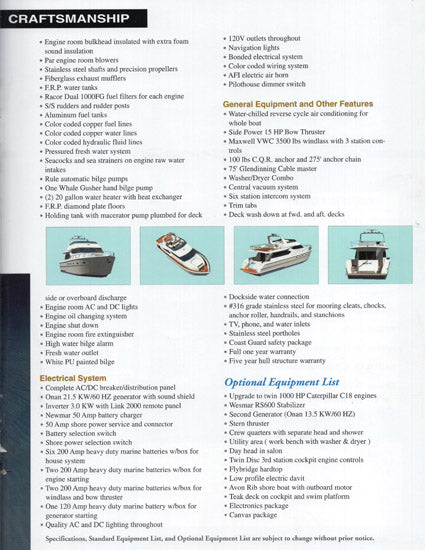 Hampton 680 Pilothouse Motor Yacht Brochure