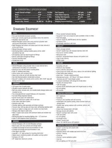 Rampage 45 Convertible Brochure