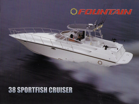 Fountain 38 Sportfish Cruiser Brochure