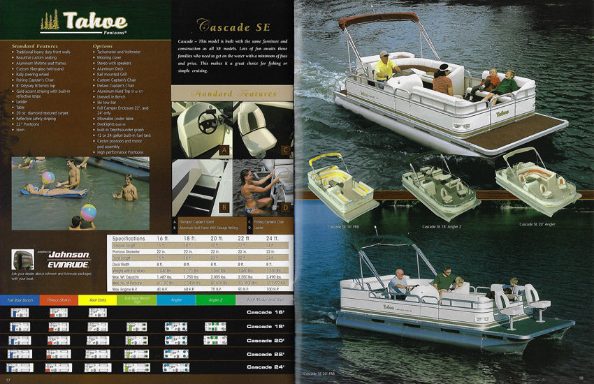 Tahoe 2004 Pontoon Brochure