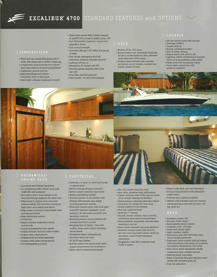 Four Winns Excalibur 4700 Brochure