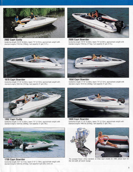 Bayliner 1990 Full Line Brochure