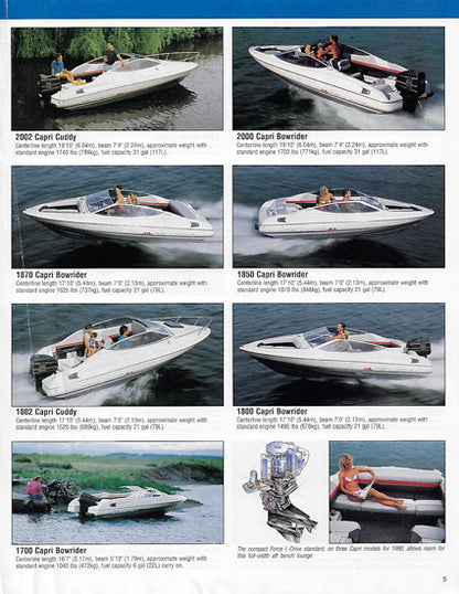 Bayliner 1990 Full Line Brochure