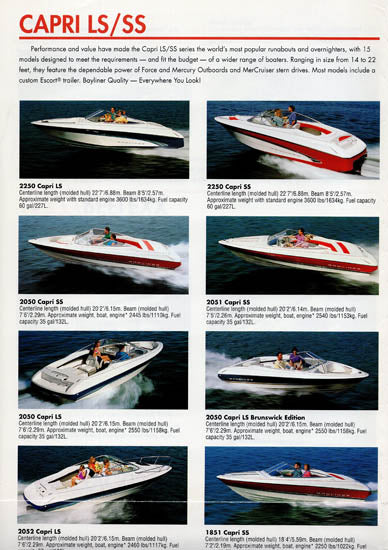 Bayliner 1995 Full Line Brochure