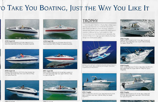 Bayliner 1996 Full Line Brochure