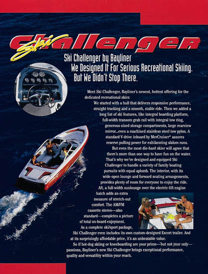 Bayliner 1996 Ski Challenger Brochure