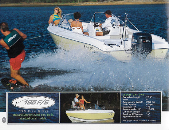 Sea Pro 2004 Brochure – SailInfo I boatbrochure.com