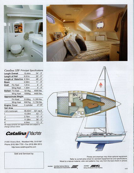 Catalina 320 Brochure