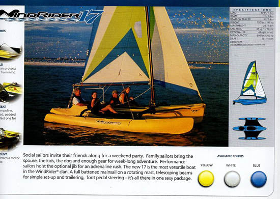 Windrider 2003 Brochure
