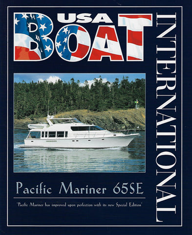 Pacific Mariner 65 SE Boat USA International Magazine Reprint Brochure
