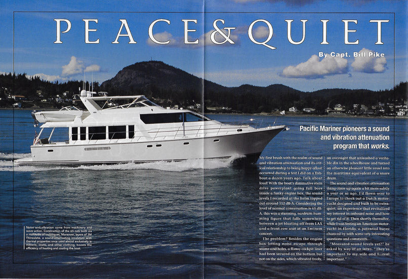 Pacific Mariner Sound Power & Motoryacht Magazine Reprint Brochure