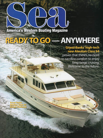 Grand Banks Aleutian 64 Sea Magazine Reprint Brochure