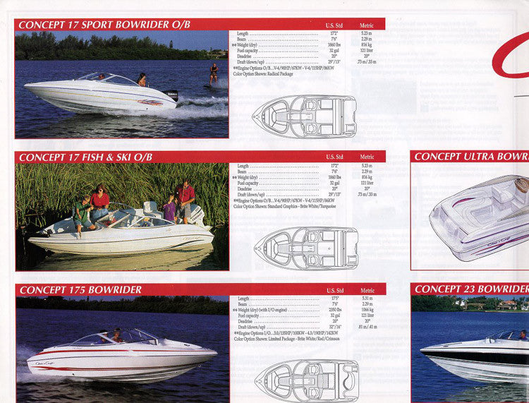 Chris Craft 1997 Full Line Brochure