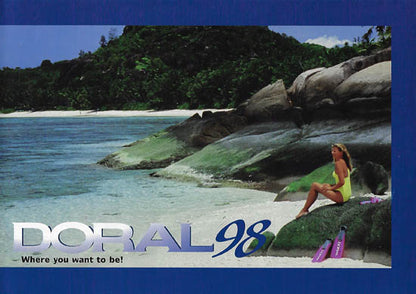 Doral 1998 Ibiza Poster Brochure
