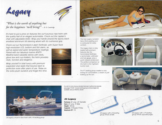 Manitou 1997 Pontoon Brochure