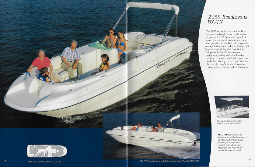 Bayliner 2000 Capri & Rendezvous Brochure