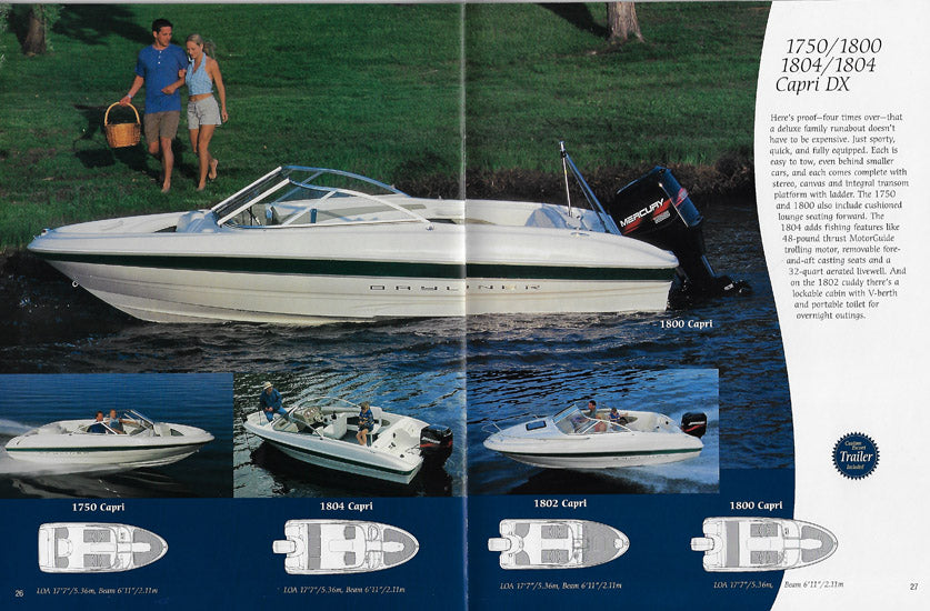 Bayliner 2000 Capri & Rendezvous Brochure