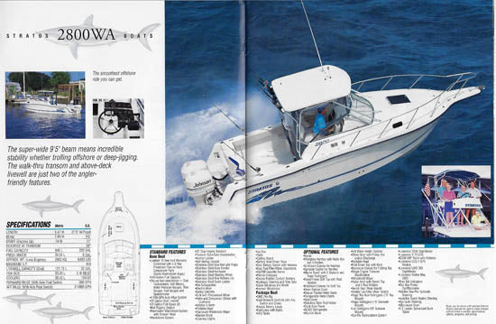 Stratos 1997 Bluewater Brochure