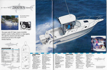 Stratos 1997 Bluewater Brochure