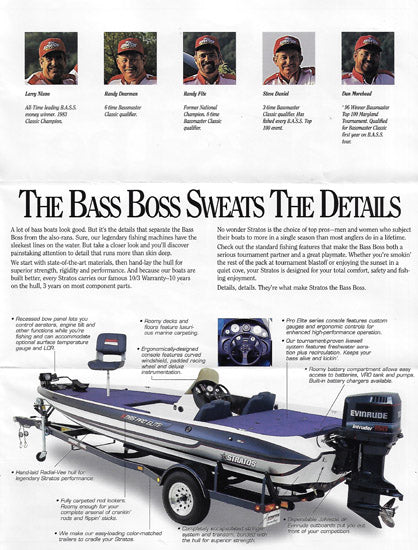 Stratos 1997 Freshwater Fold Out Brochure