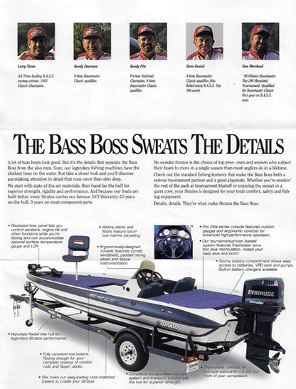 Stratos 1997 Freshwater Fold Out Brochure