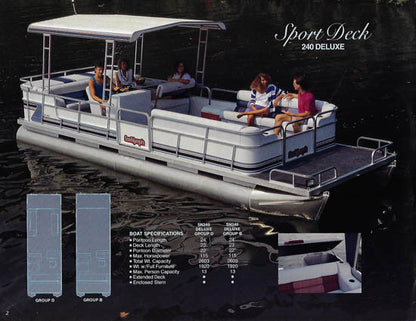 Sea Nymph 1990 Suncruiser Brochure