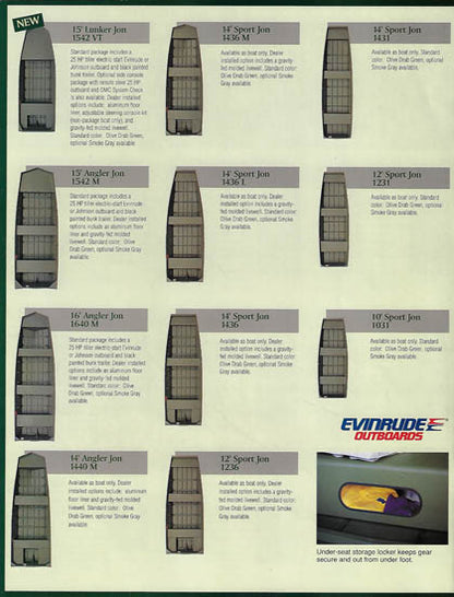 Sea Nymph 1997 Jon & Utility V Brochure