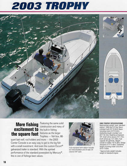 Bayliner 1995 Trophy Brochure