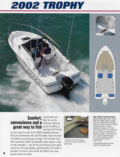 Bayliner 1995 Trophy Brochure