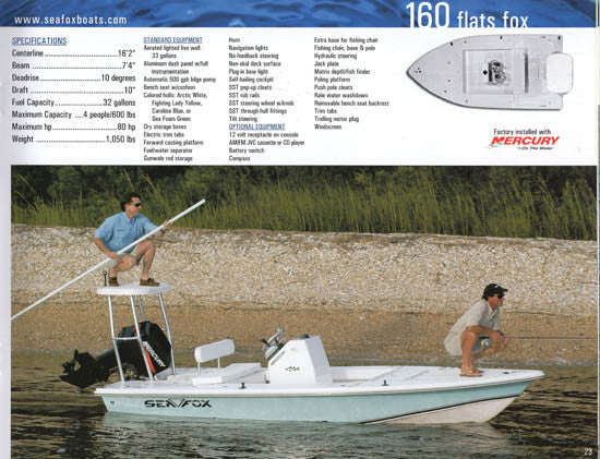 Sea Fox 2004 Brochure – SailInfo I boatbrochure.com