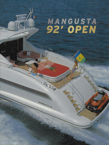 Mangusta 92 Open Brochure