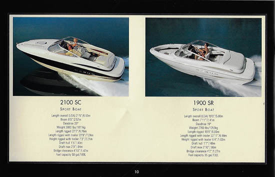 Maxum 1999 Full Line Brochure