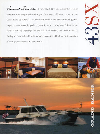 Grand Banks Eastbay 43SX Brochure