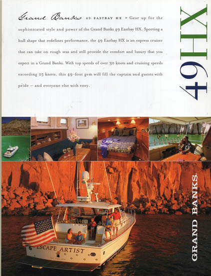 Grand Banks Eastbay 49HX Brochure