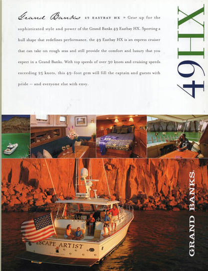 Grand Banks Eastbay 49HX Brochure