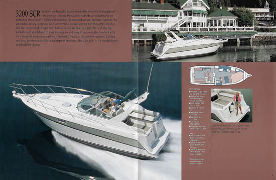 Maxum 1995 Sun Cruisers Brochure