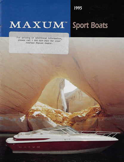 Maxum 1995 Sport Boats Brochure