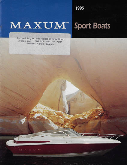 Maxum 1995 Sport Boats Brochure