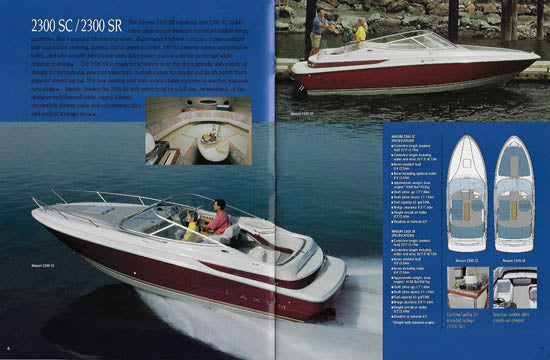 Maxum 1995 Sport Boats Brochure