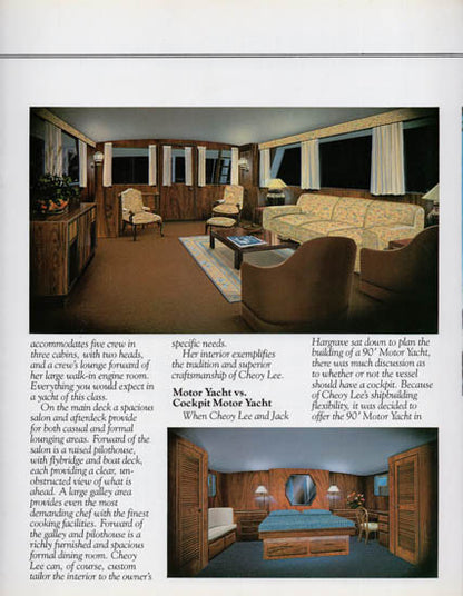 Cheoy Lee 90 Motor Yacht Brochure