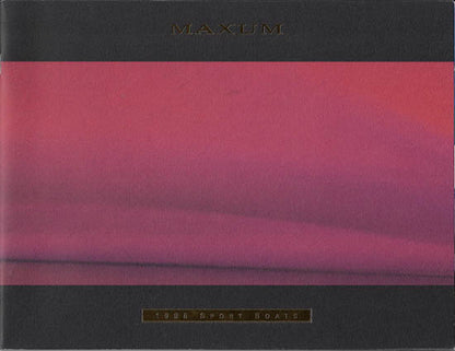 Maxum 1998 Sun Boats Brochure