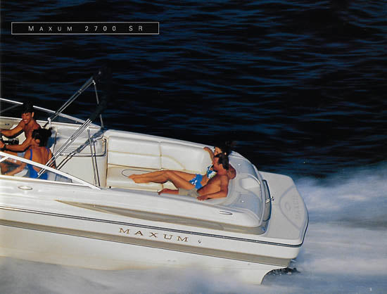 Maxum 1998 Sun Boats Brochure