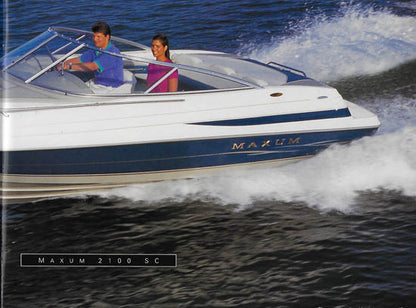 Maxum 1998 Sun Boats Brochure