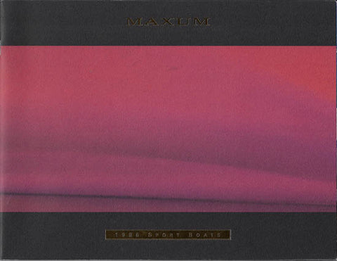 Maxum 1998 Sun Boats Brochure