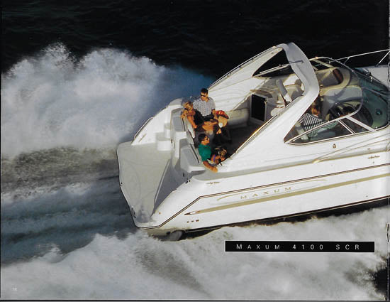 Maxum 1998 Sport Yachts Brochure