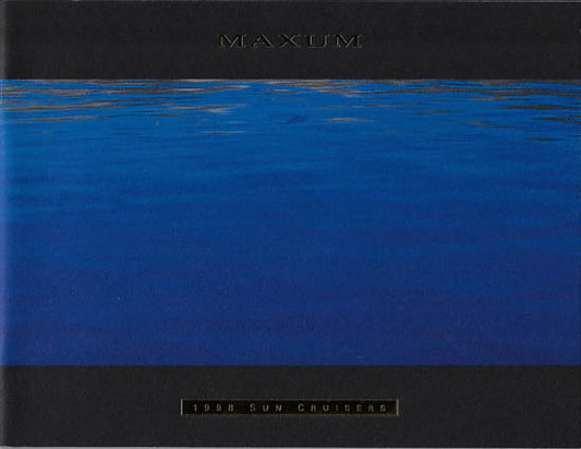 Maxum 1998 Sun Cruisers Brochure
